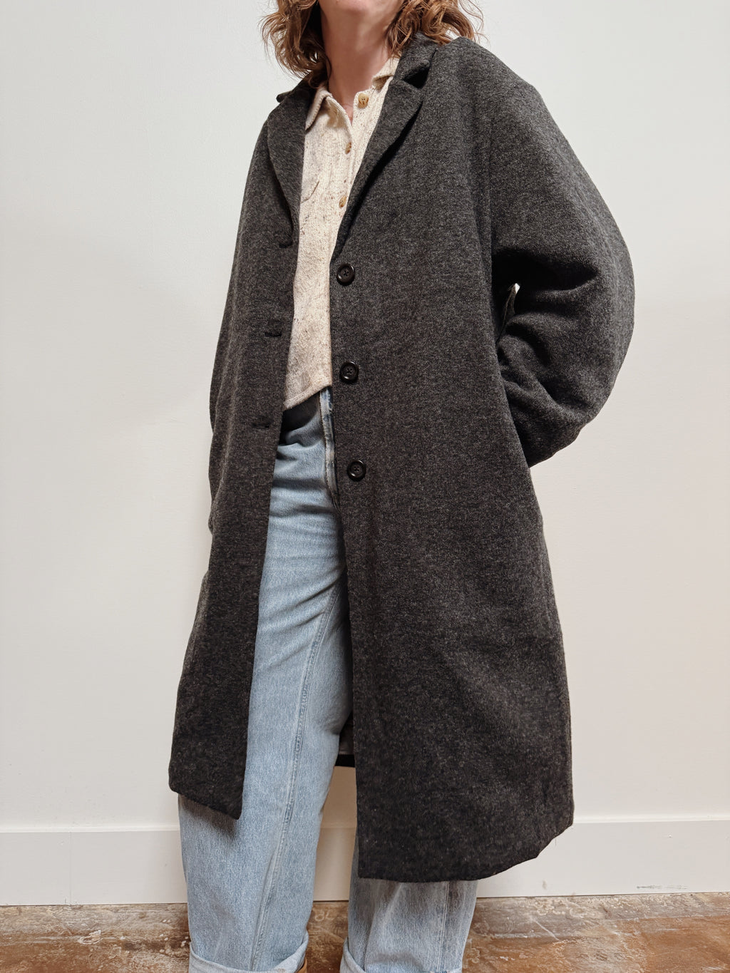 Cocoon Sleeve Maxi Coat