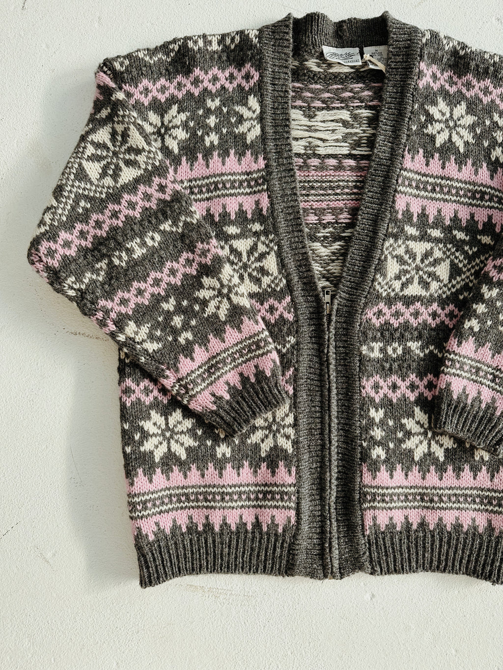 Fairisle Shetland Wool Cardigan