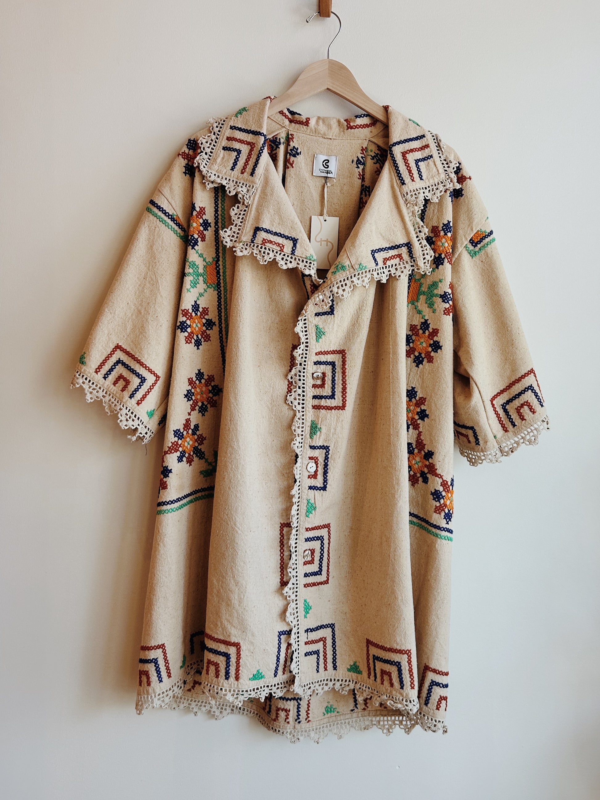 The Garden Relic Coat-Dress Zero Waste