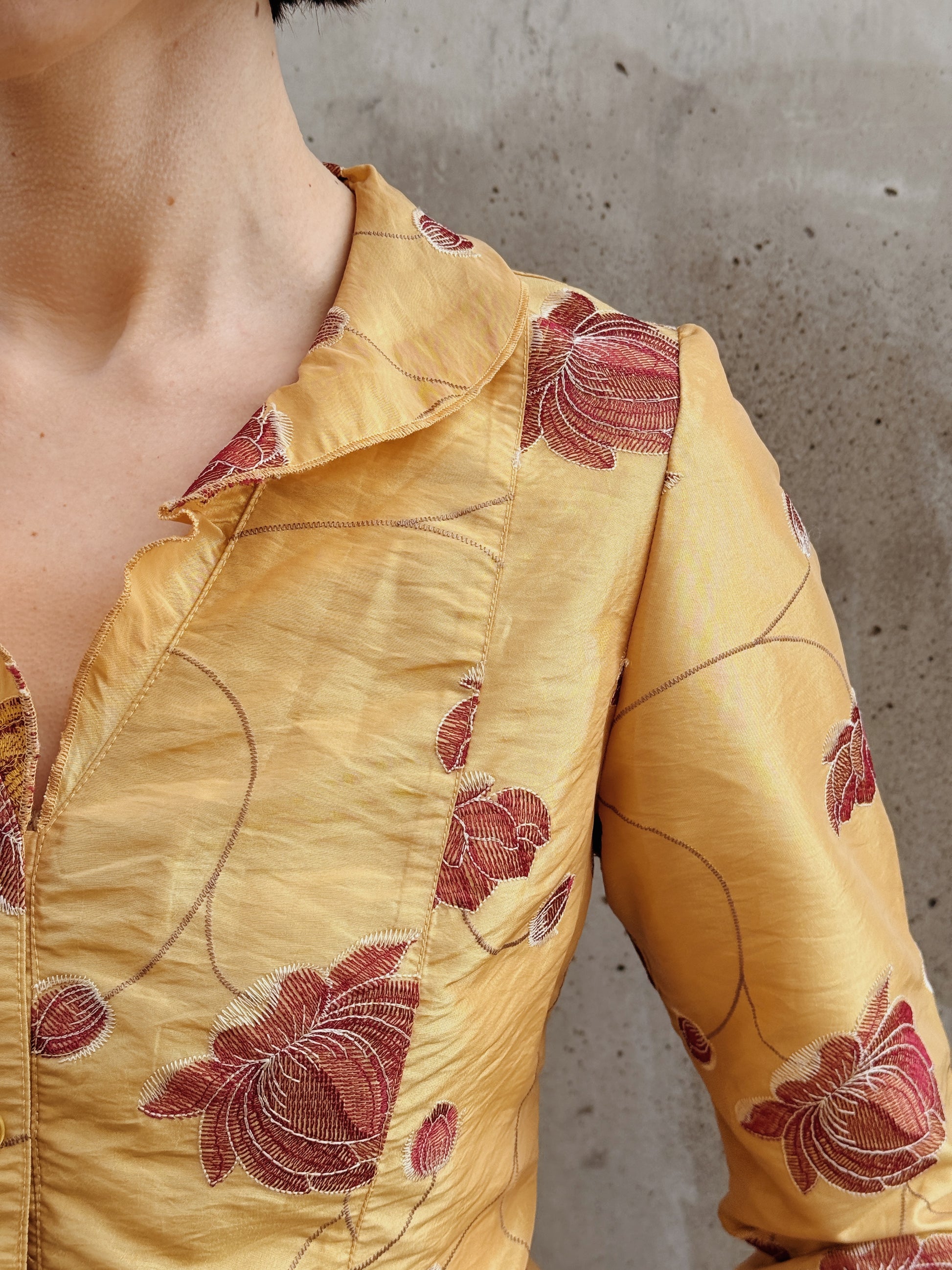 Embroidered Floral Blouse
