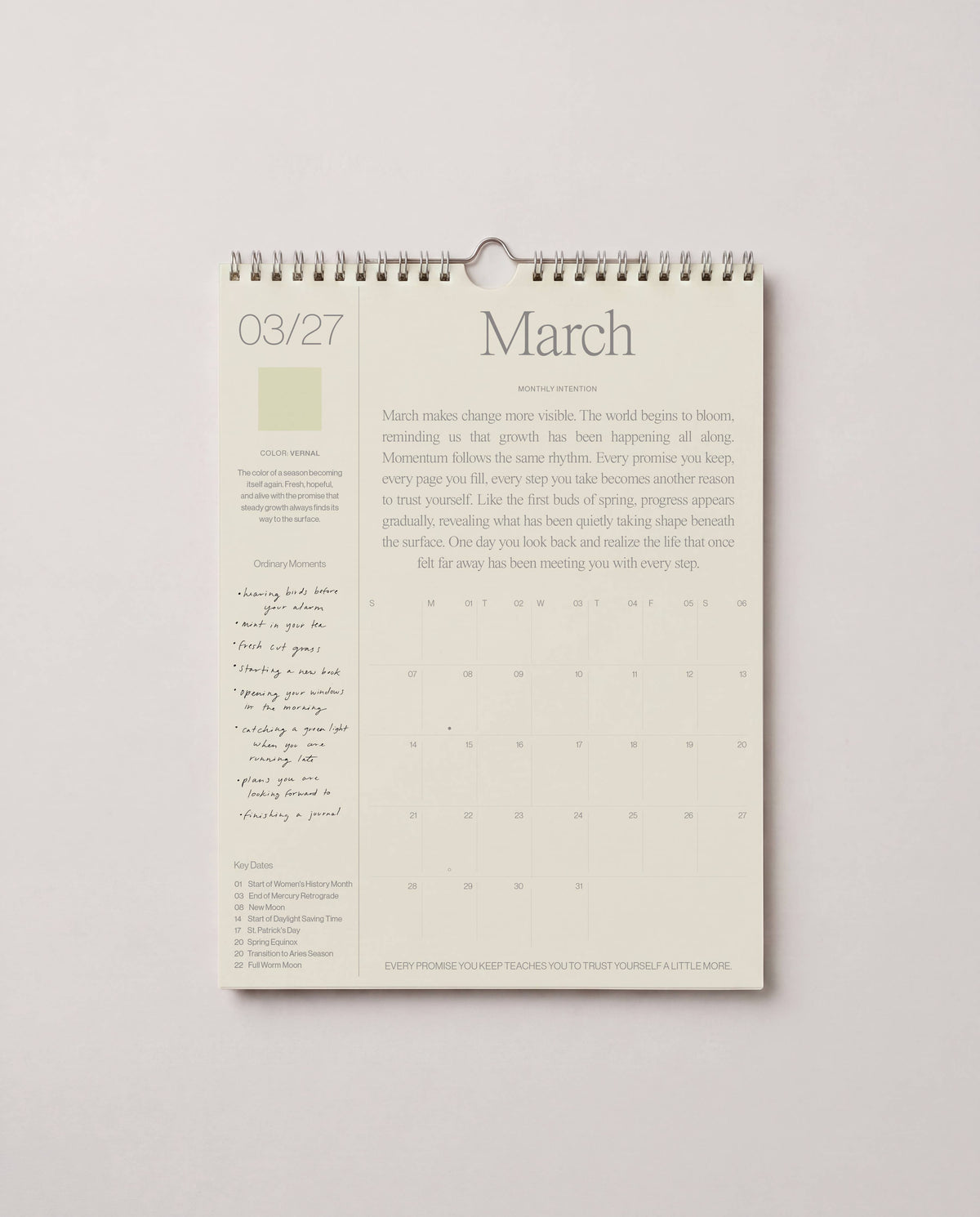 2027 Intentional Calendar