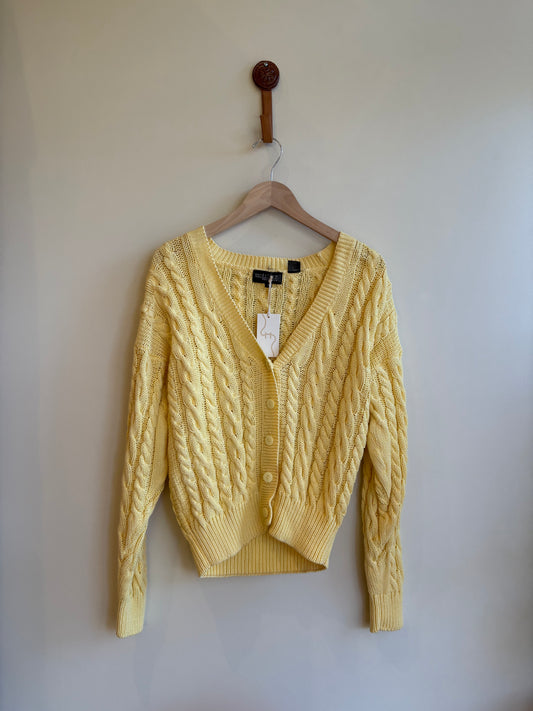 Nordstrom POV Yellow Cardigan