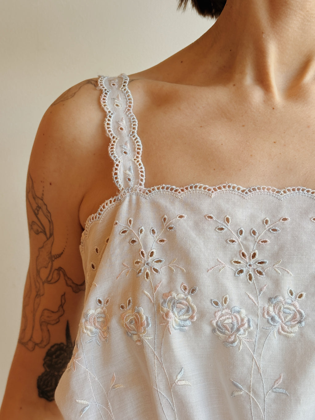 Eyelet White Maxi