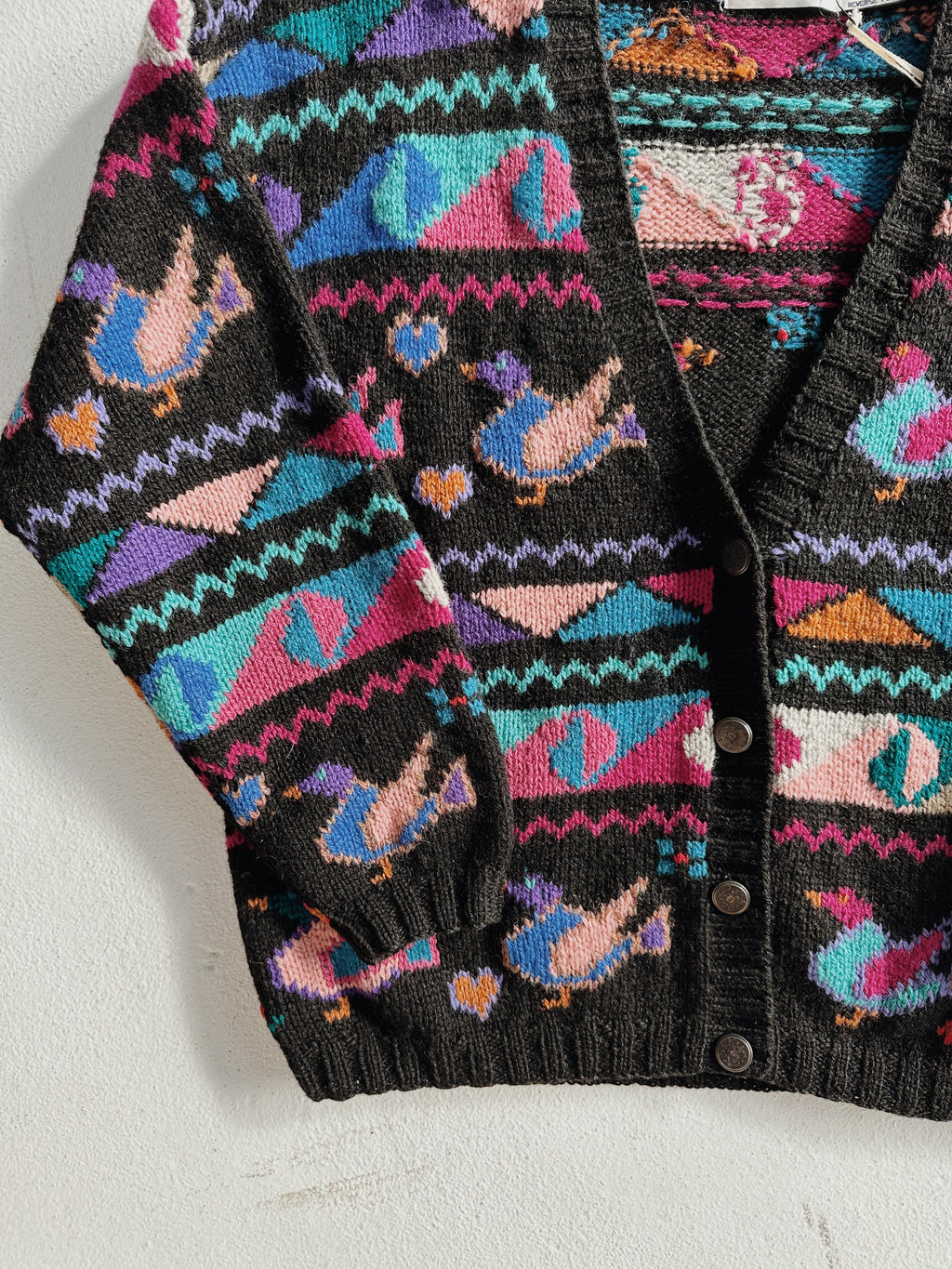 Vintage Duck Wool Cardigan