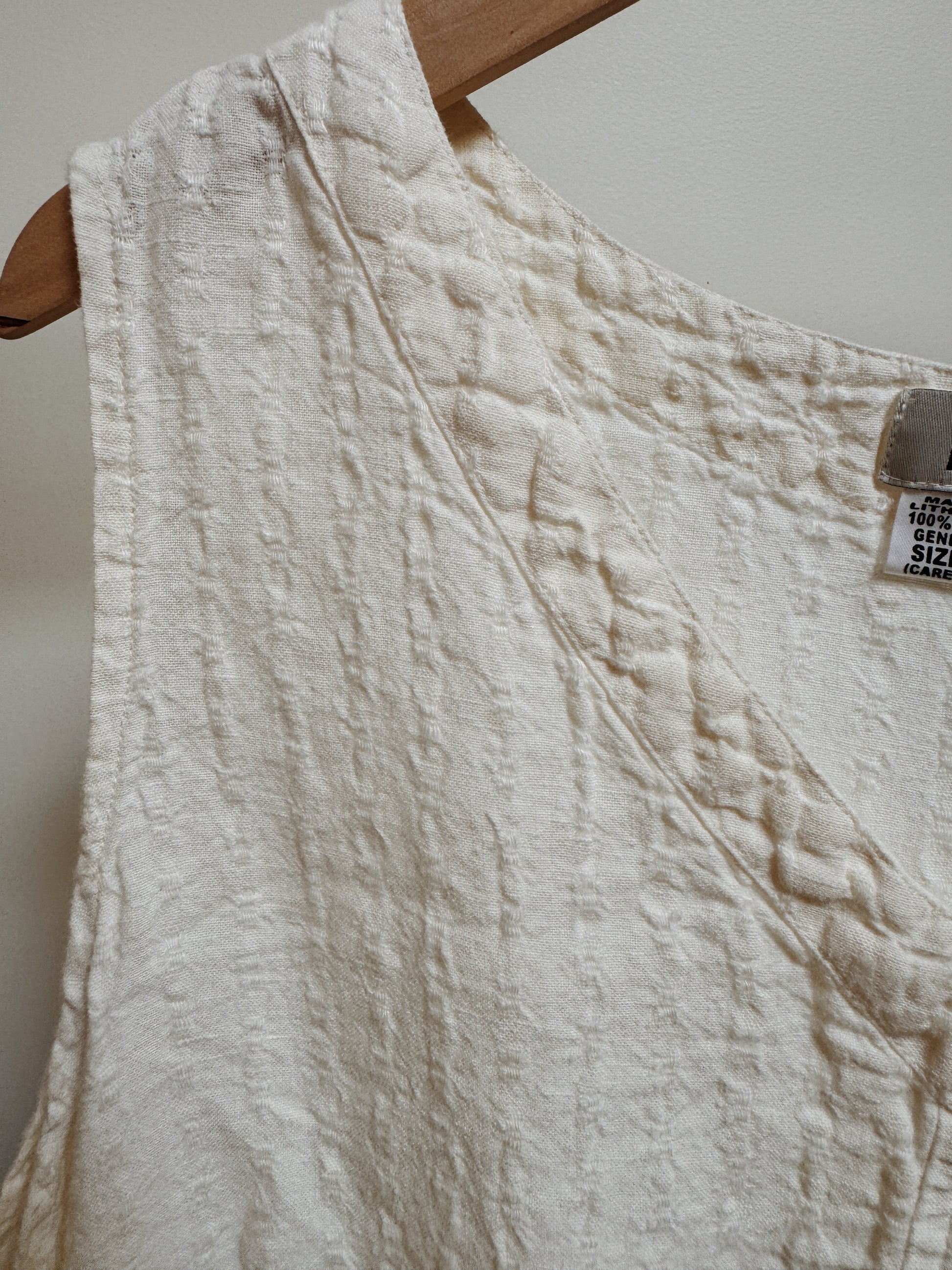 Flax Textured Linen Tank
