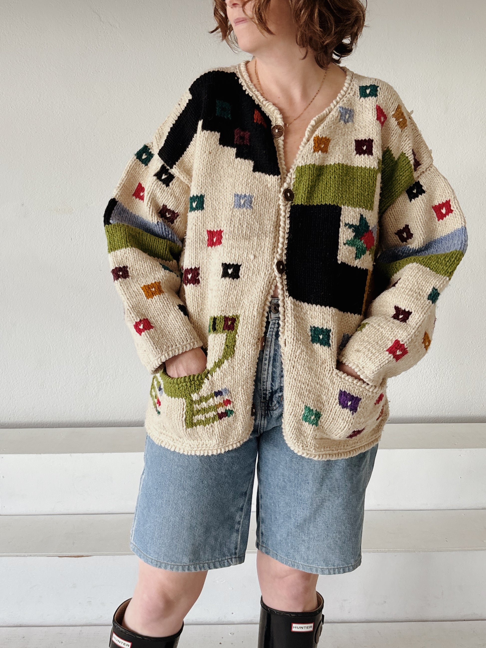 Confetti Wool Cardigan
