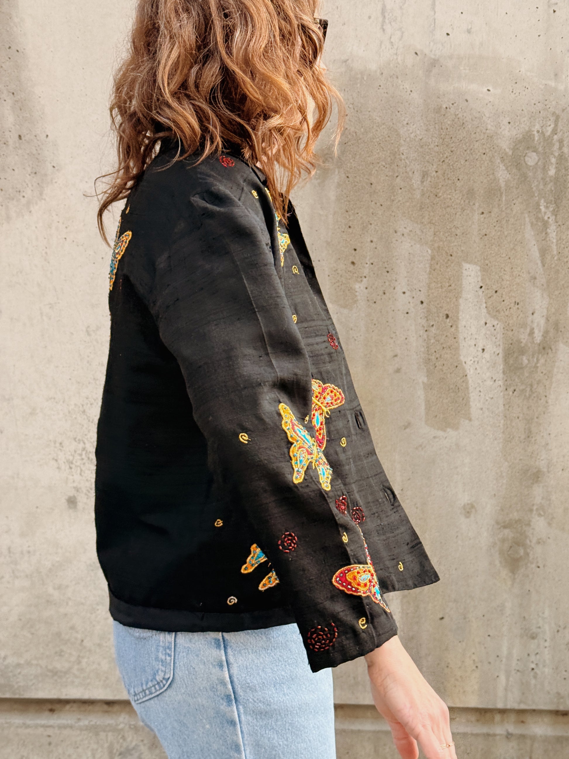 Silk Butterfly Shacket