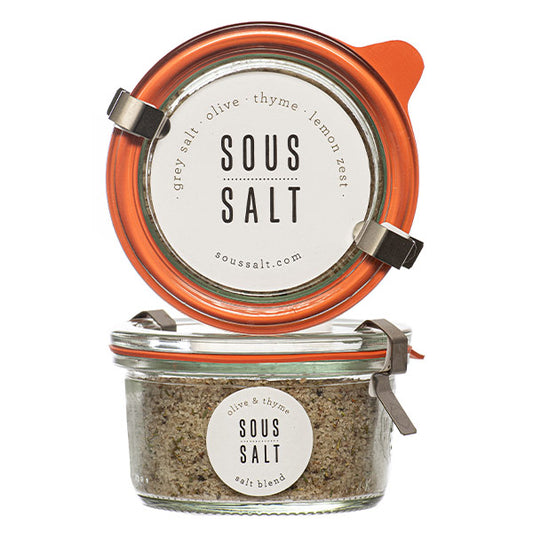 Olive and Thyme Grey Salt