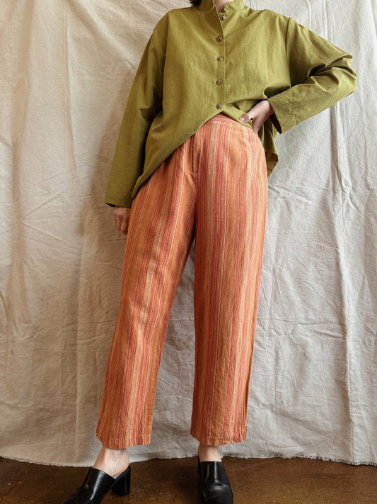 Orangesicle Linen Pant