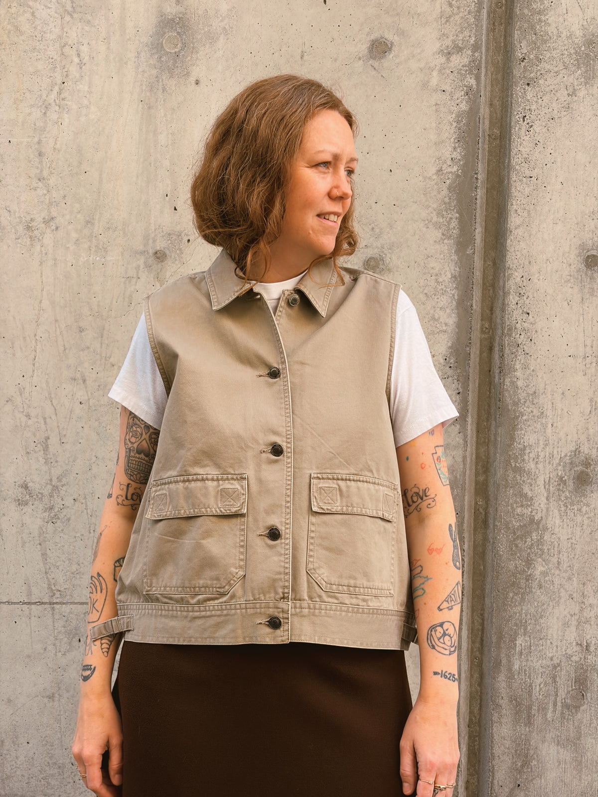 Utility Vest with Back Pocket