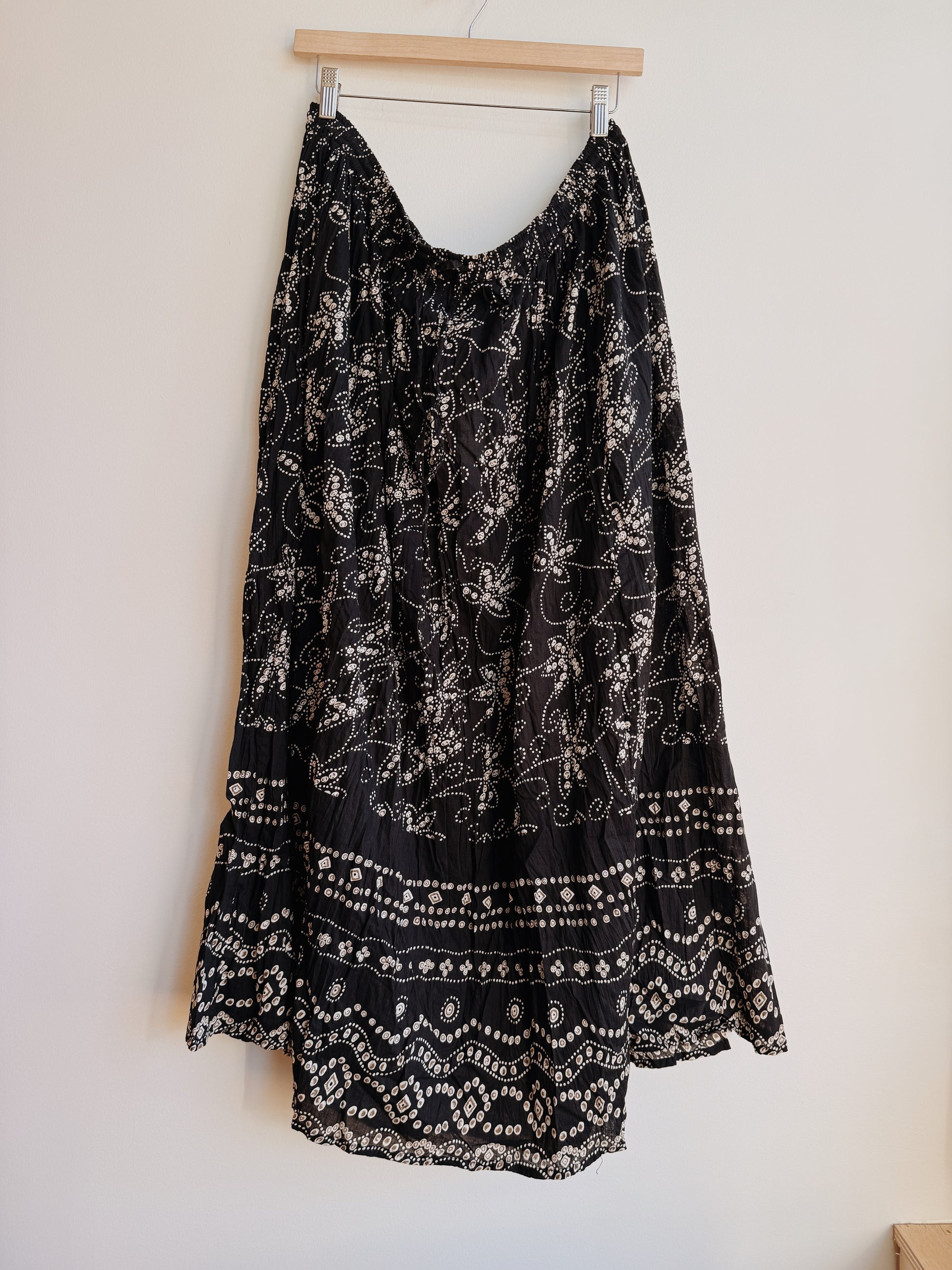 Cotton Crinkle Skirt