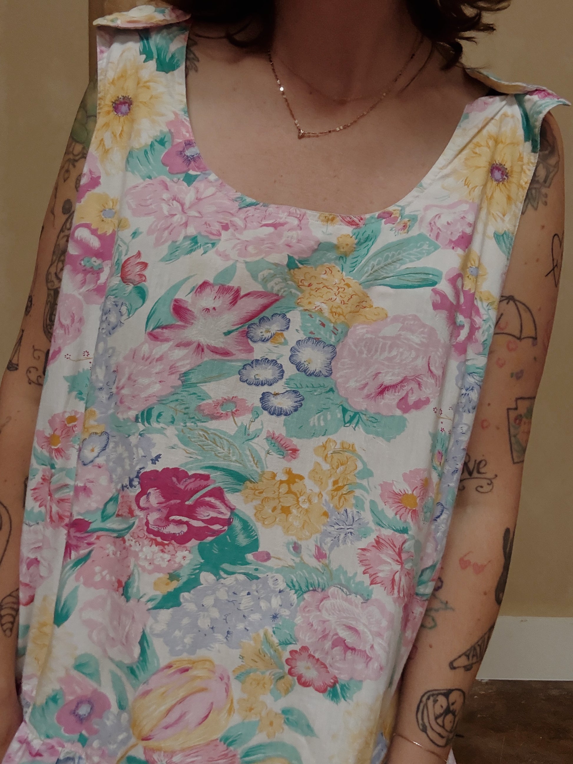 Floral Dropwaist Dress