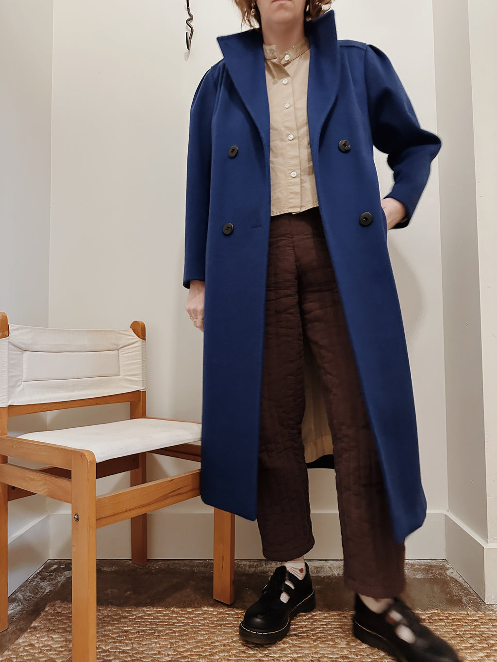 Wool Overcoat - Royal