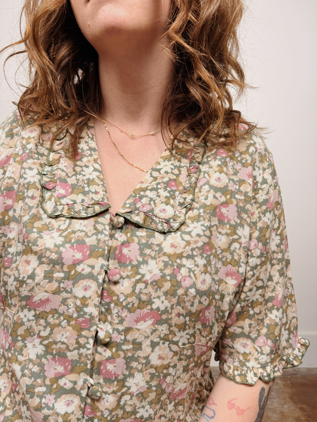 Sunshine Starshine Floral Ruffle Dress