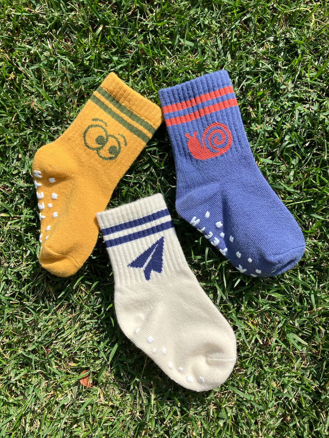 Kiddo Ribbed Grip Sock