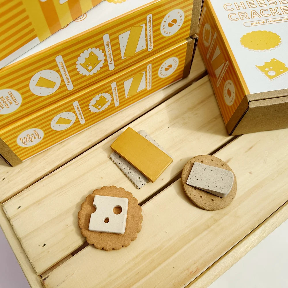 Cheese and Cracker Magnets