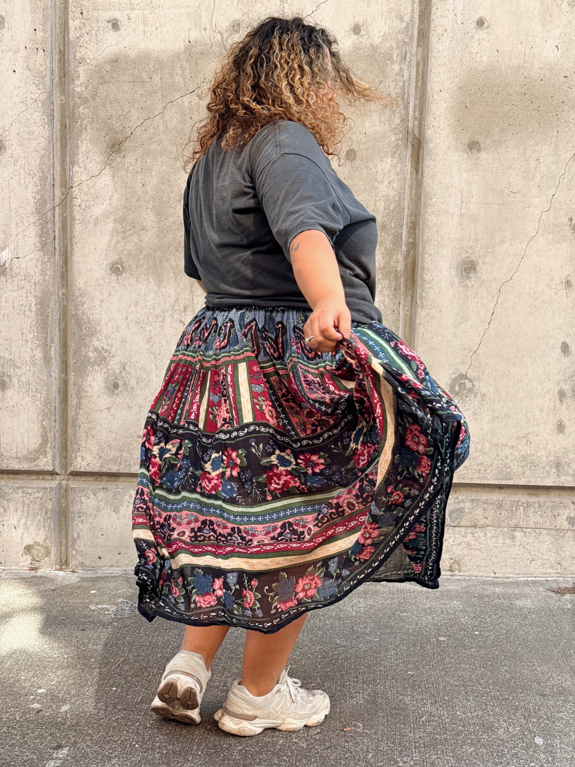 Crinkle Gauze Skirt