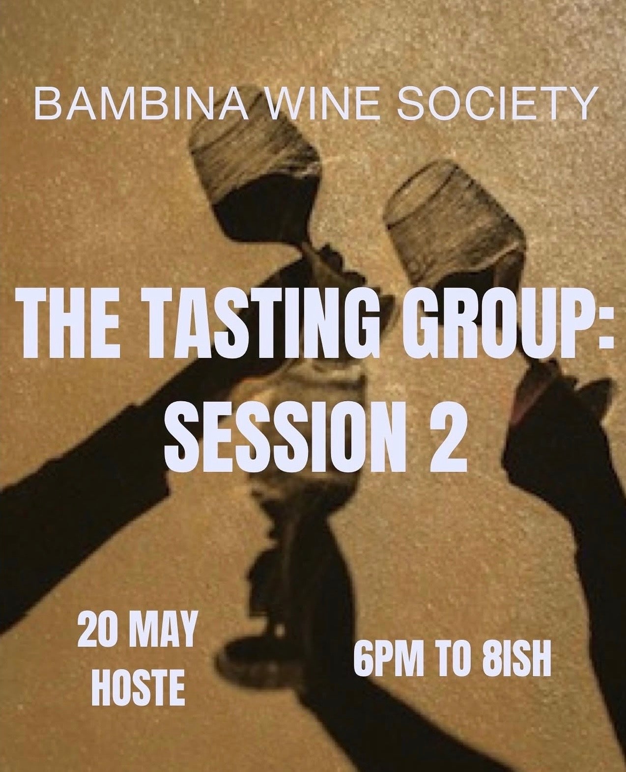 Bambina Wine Society Tasting Group - 5/20
