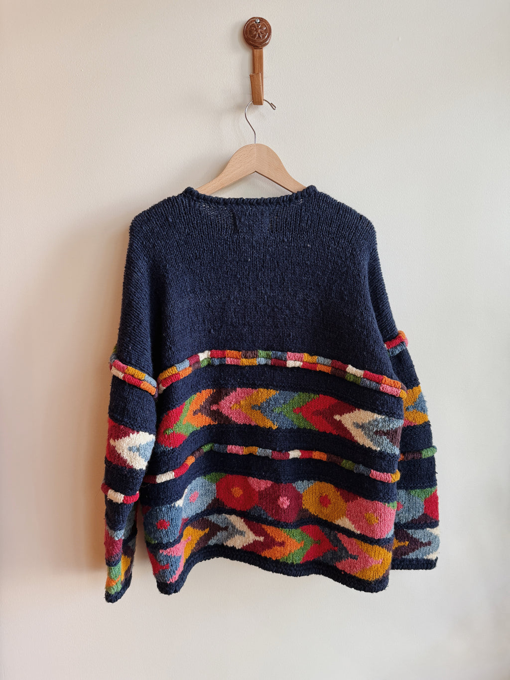Colorful Wool Cardigan