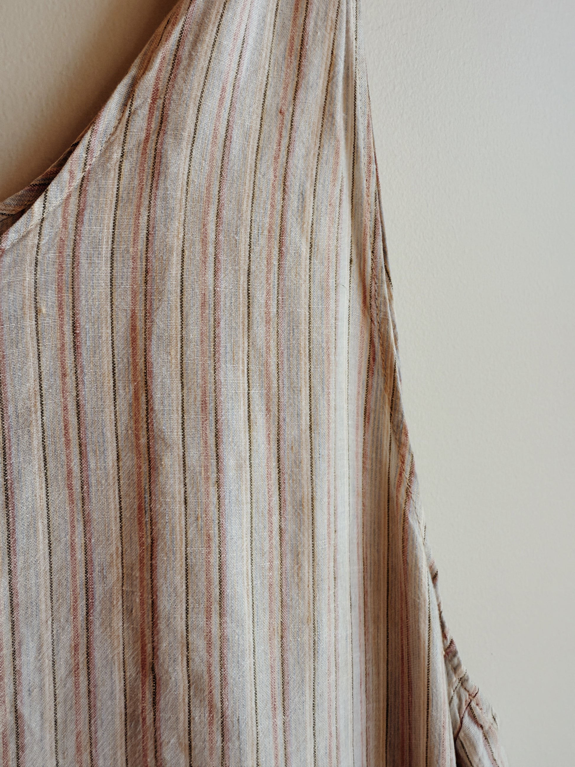 Flax Stripe Tank Dress