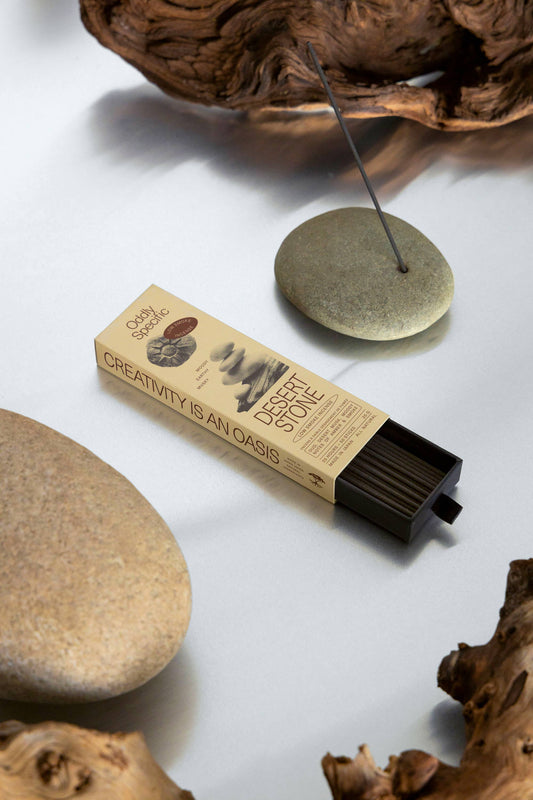 Desert Stone | Low Smoke Incense, Made in Japan, Natural