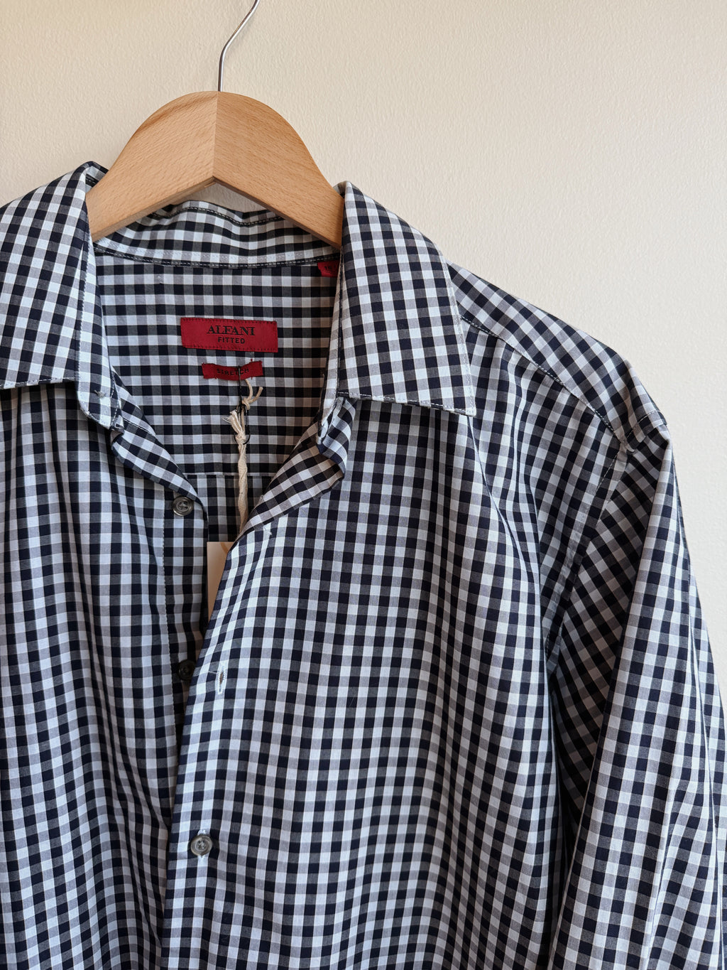 Blue Gingham Buttondown
