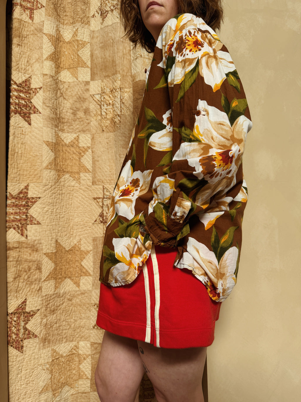 Tropical Floral Buttondown