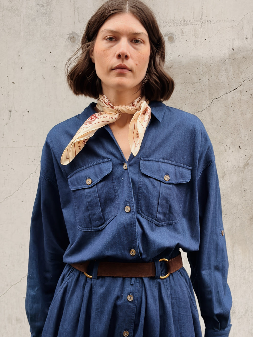 Denim Shirt Dress