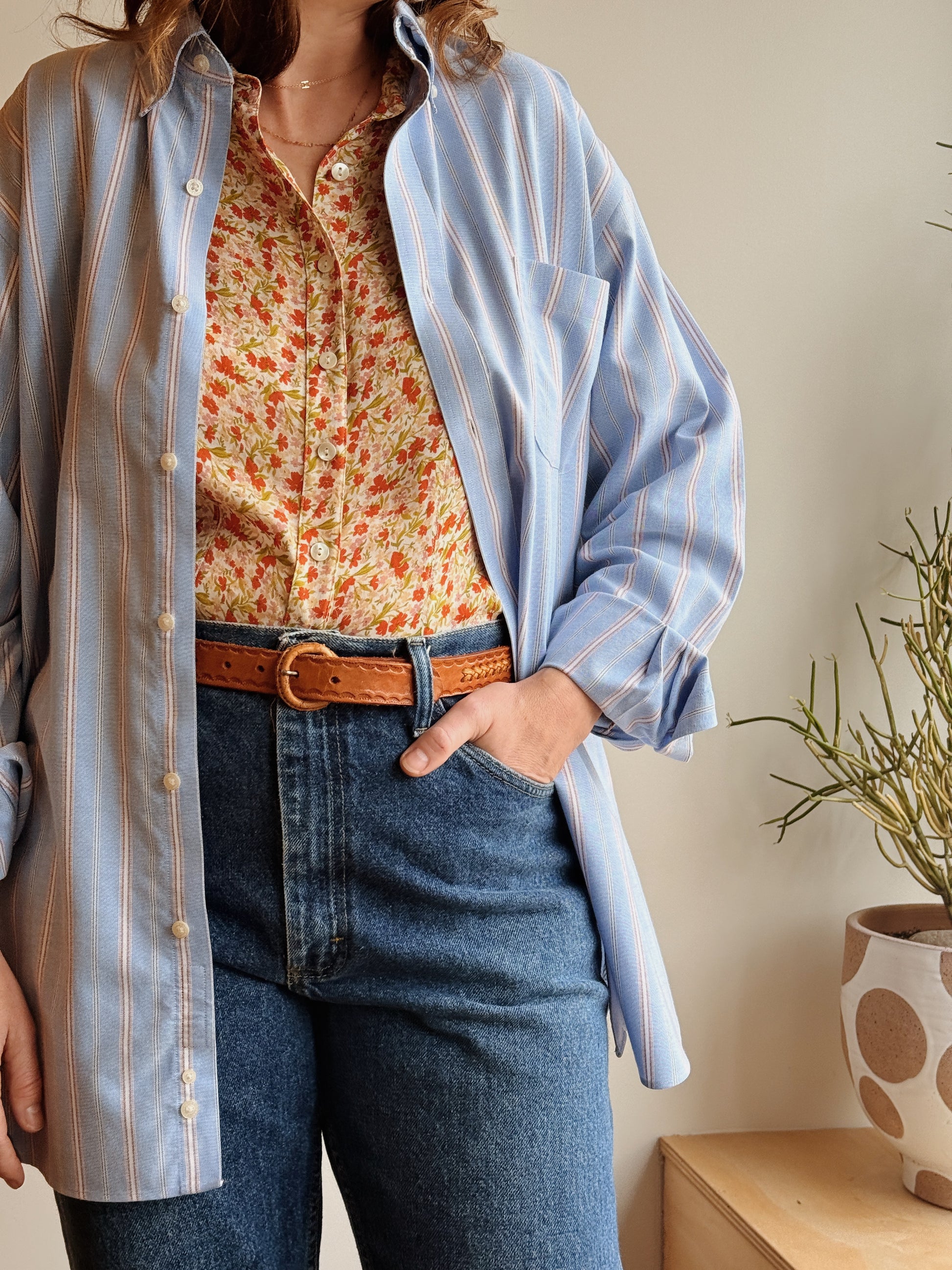Ditsy Floral Silk Blouse