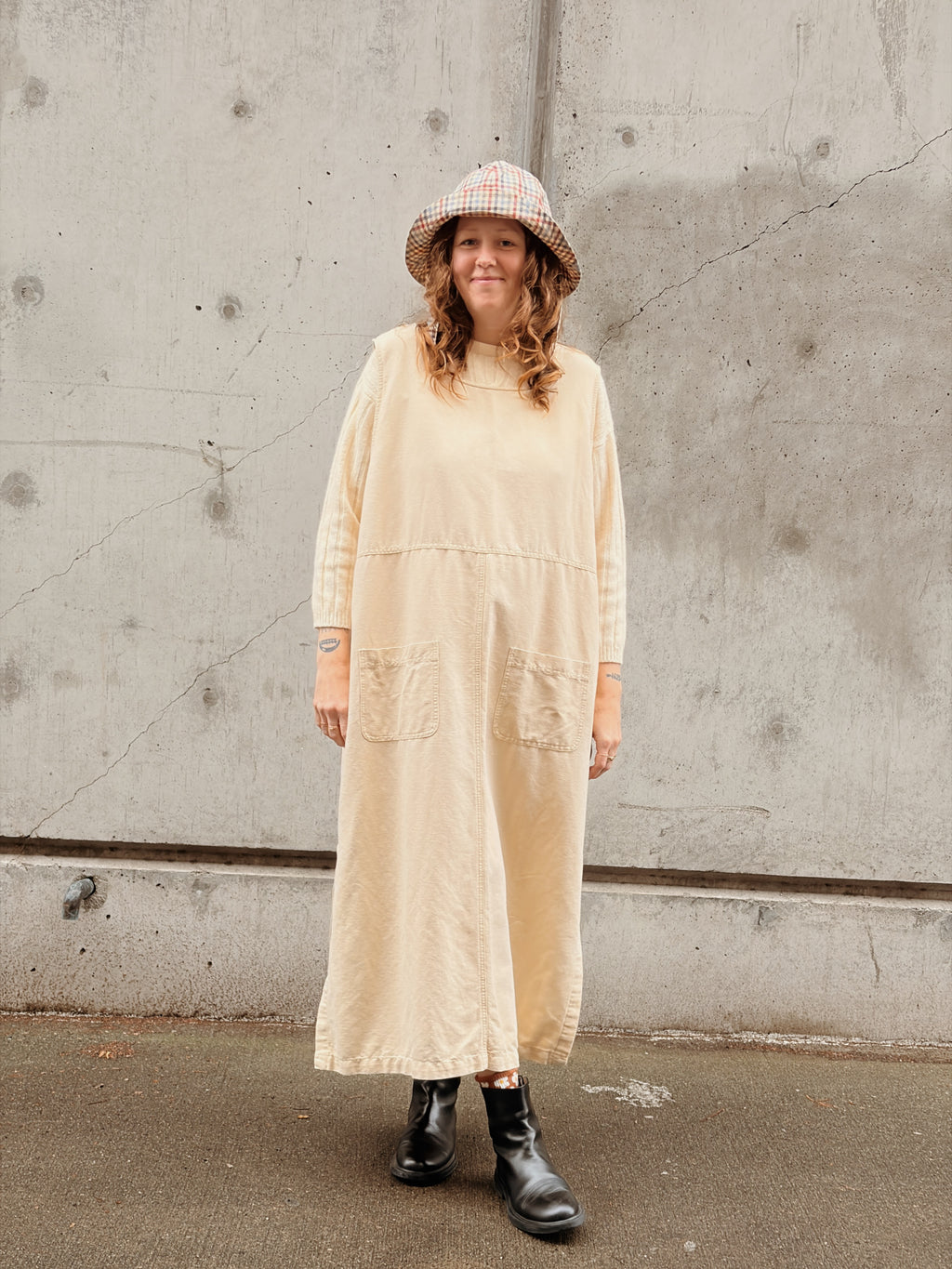 Apron Maxi Dress