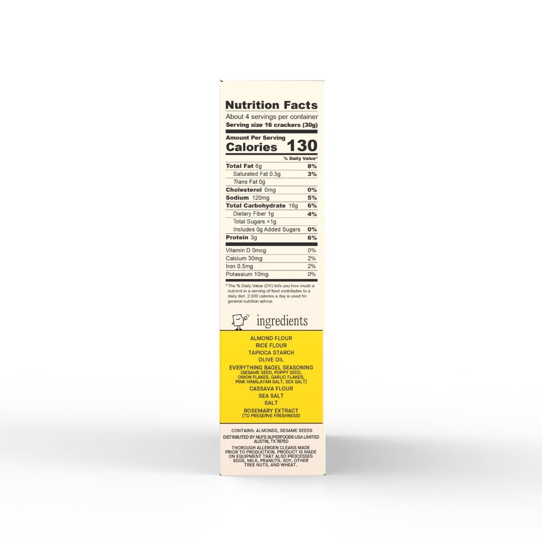 Everything Gluten-Free Crackers