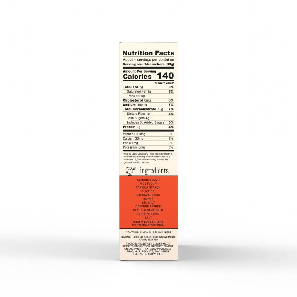 Hot Honey Gluten-Free Crackers