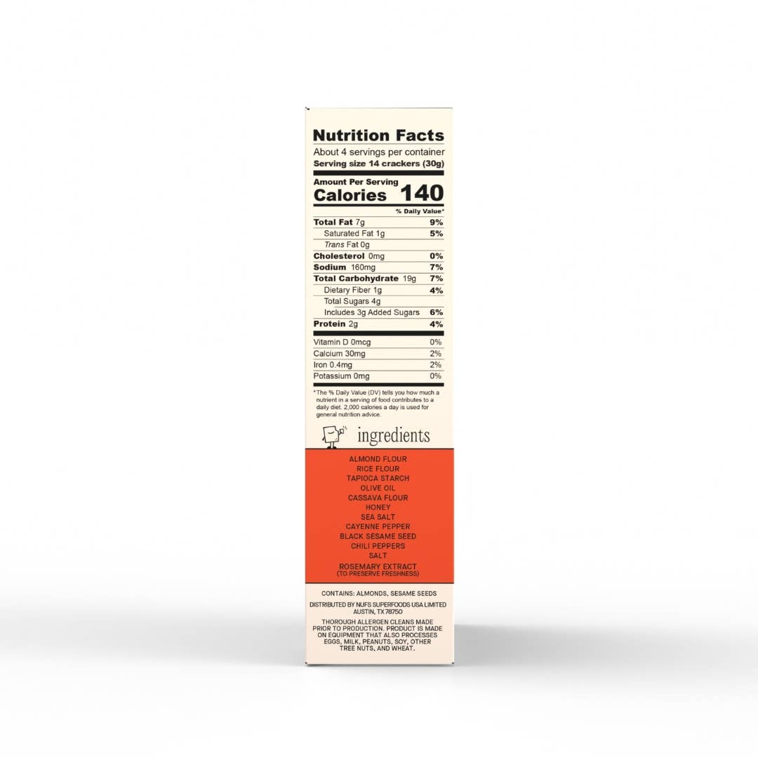 Hot Honey Gluten-Free Crackers