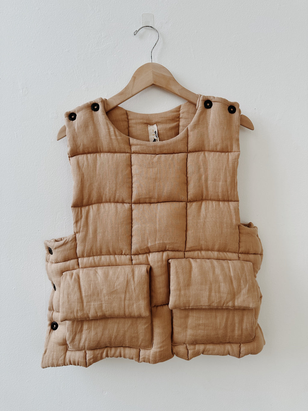 Quilted Wool Vest