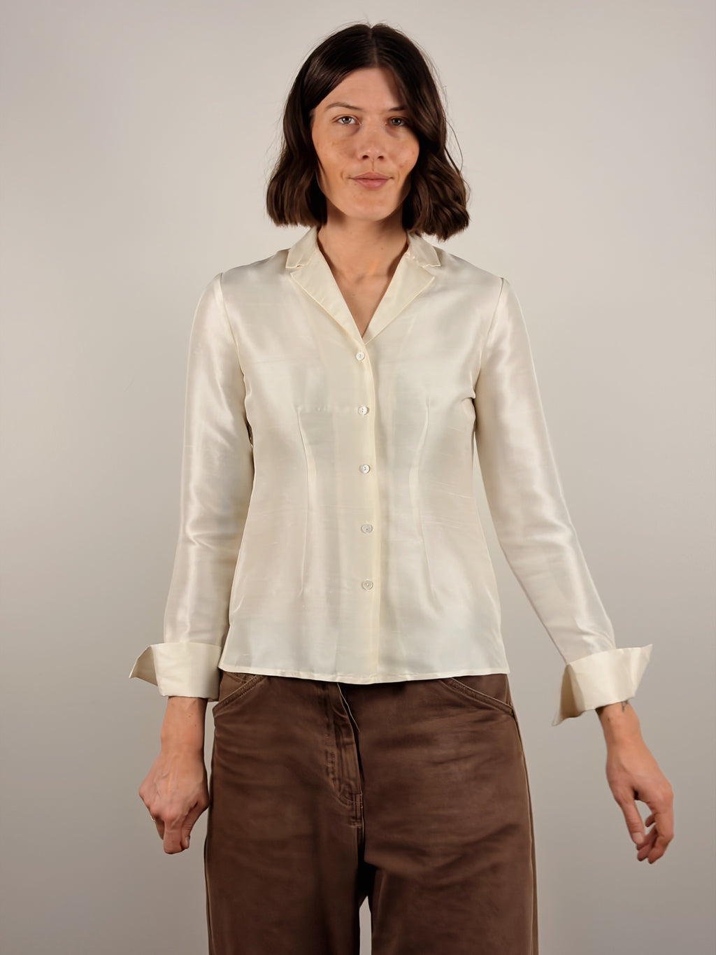 Silk Tailored Blouse