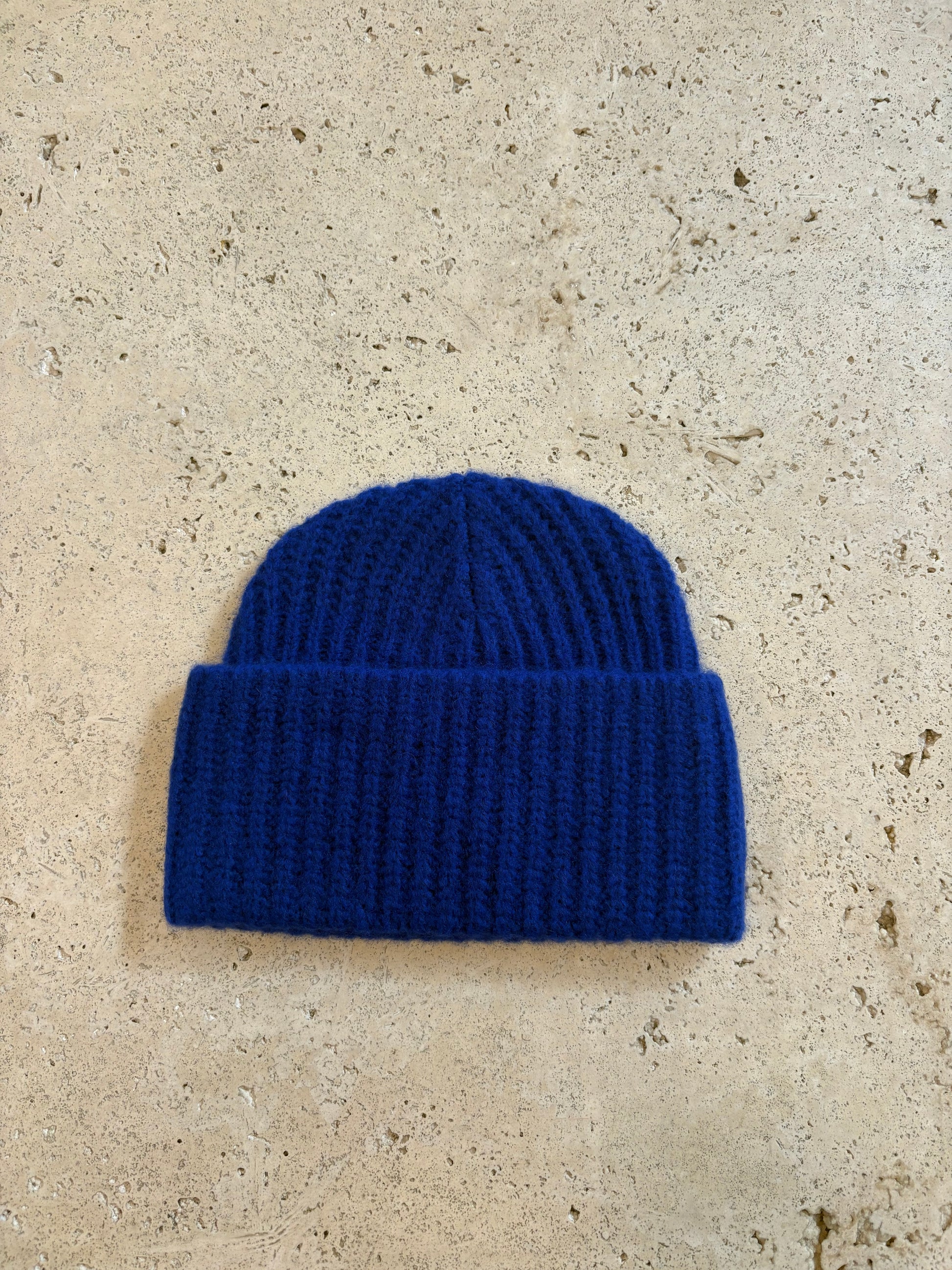 Cashmere Rib Beanie