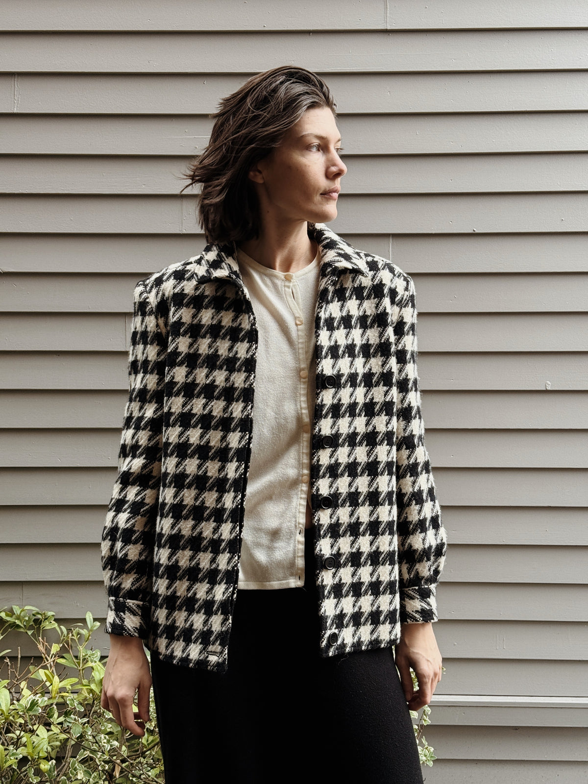 Pendleton Houndstooth Wool Jacket
