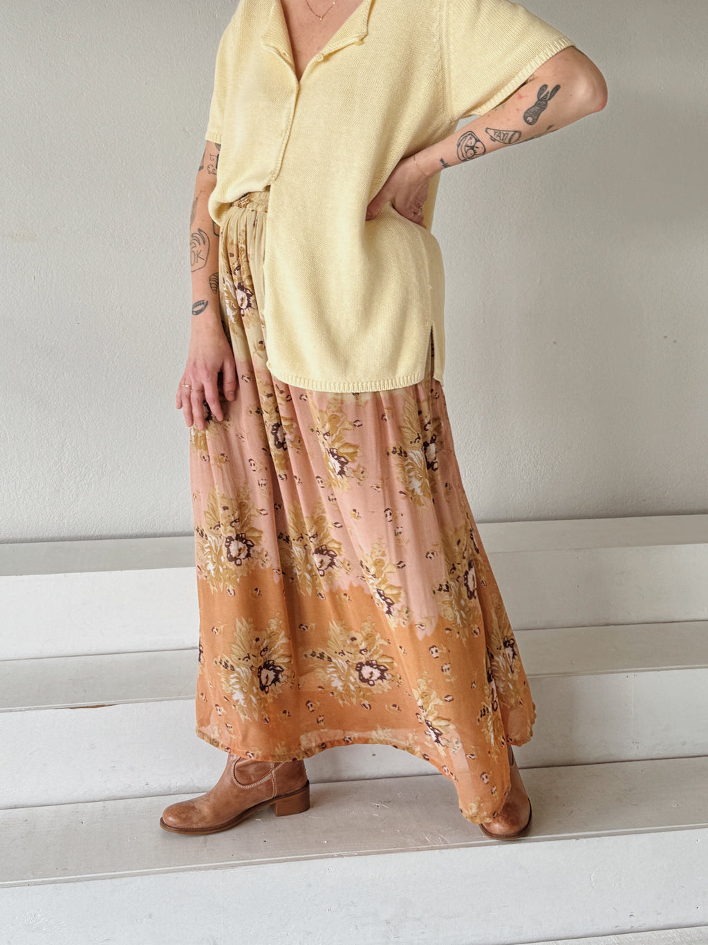 Floral Maxi Skirt