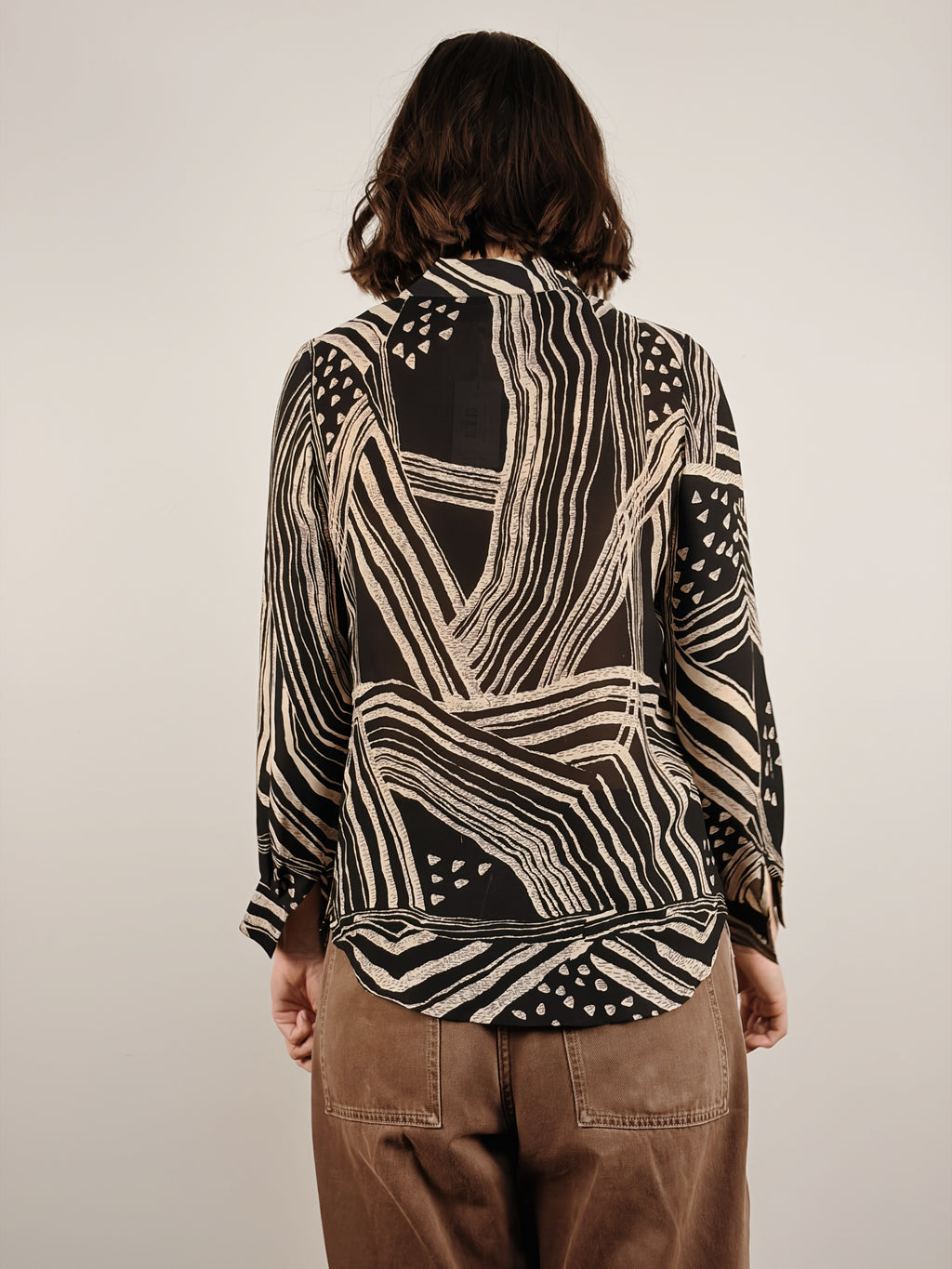 Silk Long Sleeve Blouse
