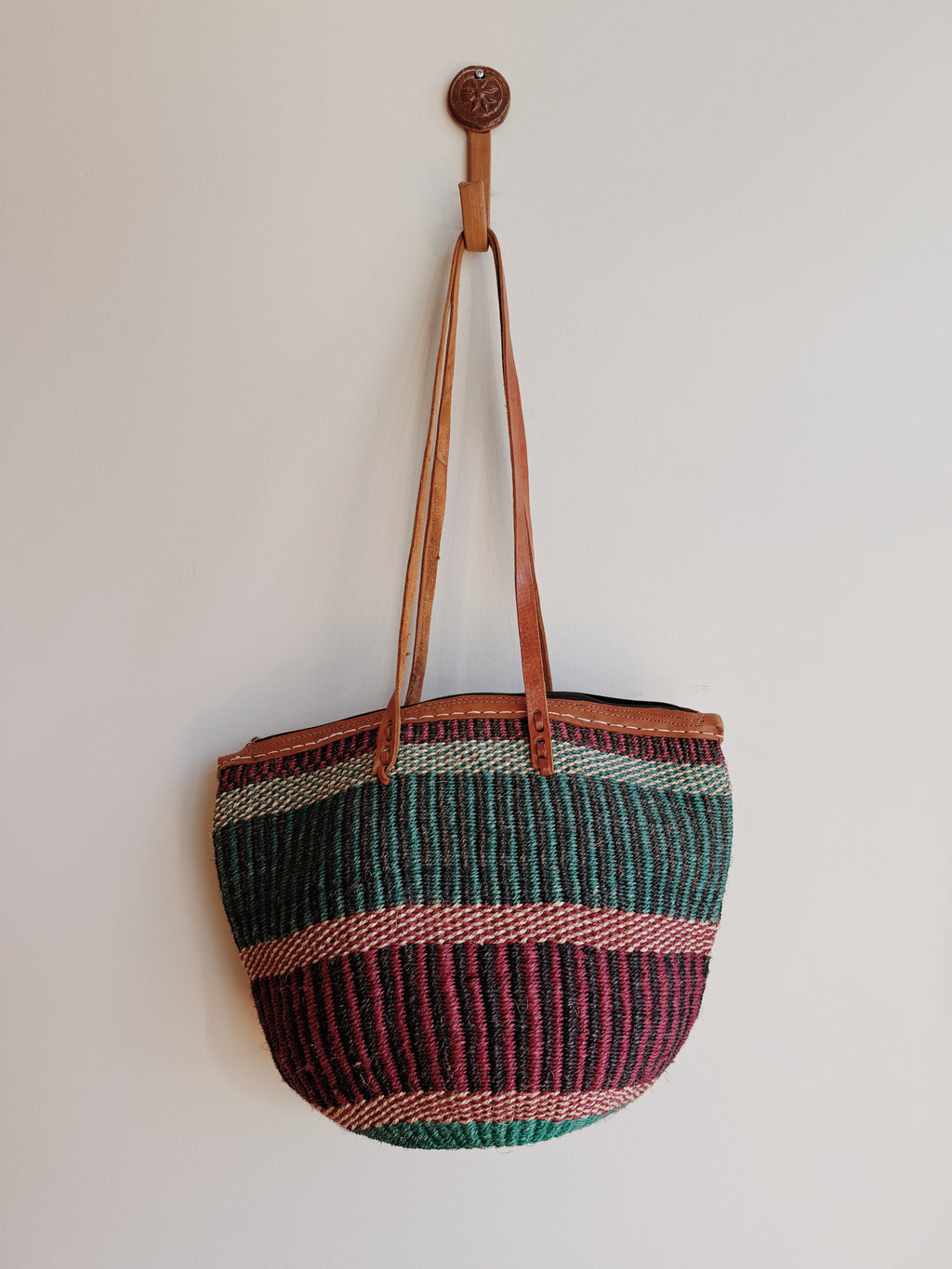 Colorful Sisal Bag