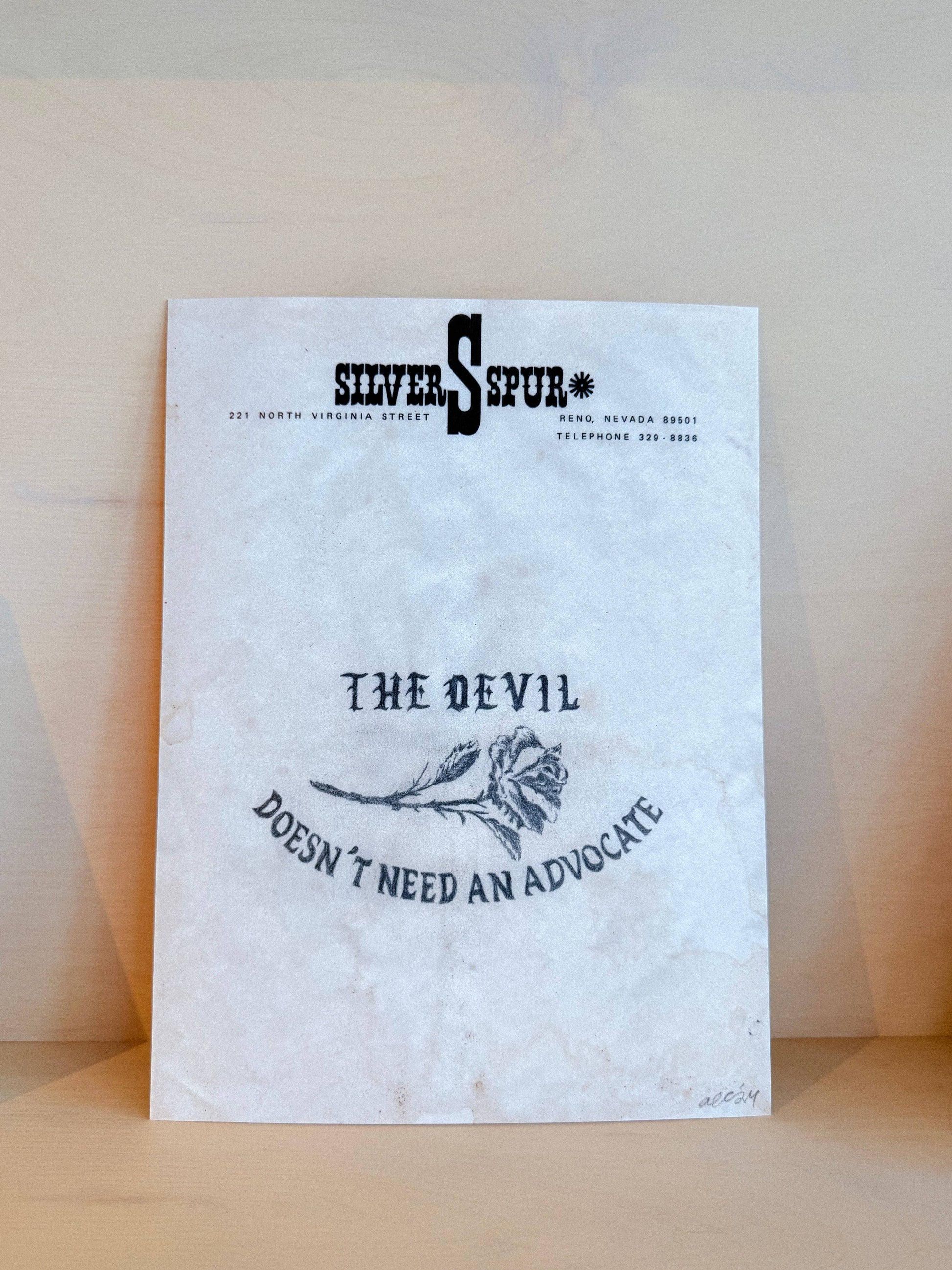 Friend Of The Devil Art Print