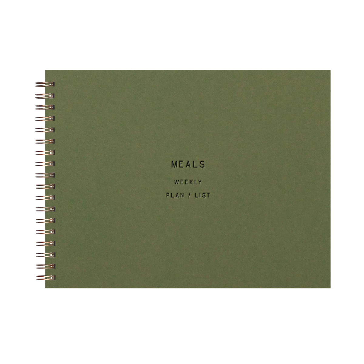 Standard Type Meal Planner