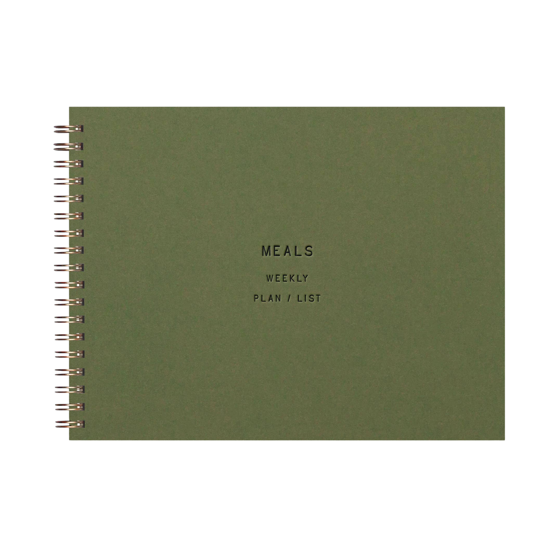 Standard Type Meal Planner