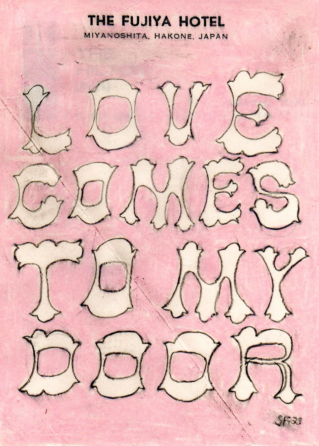 Love Comes to My Door - Art Print