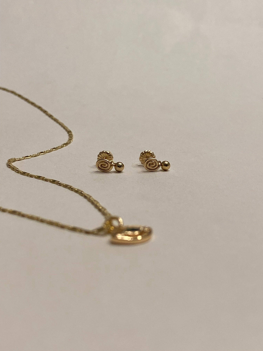 Inward Earrings- Sphere