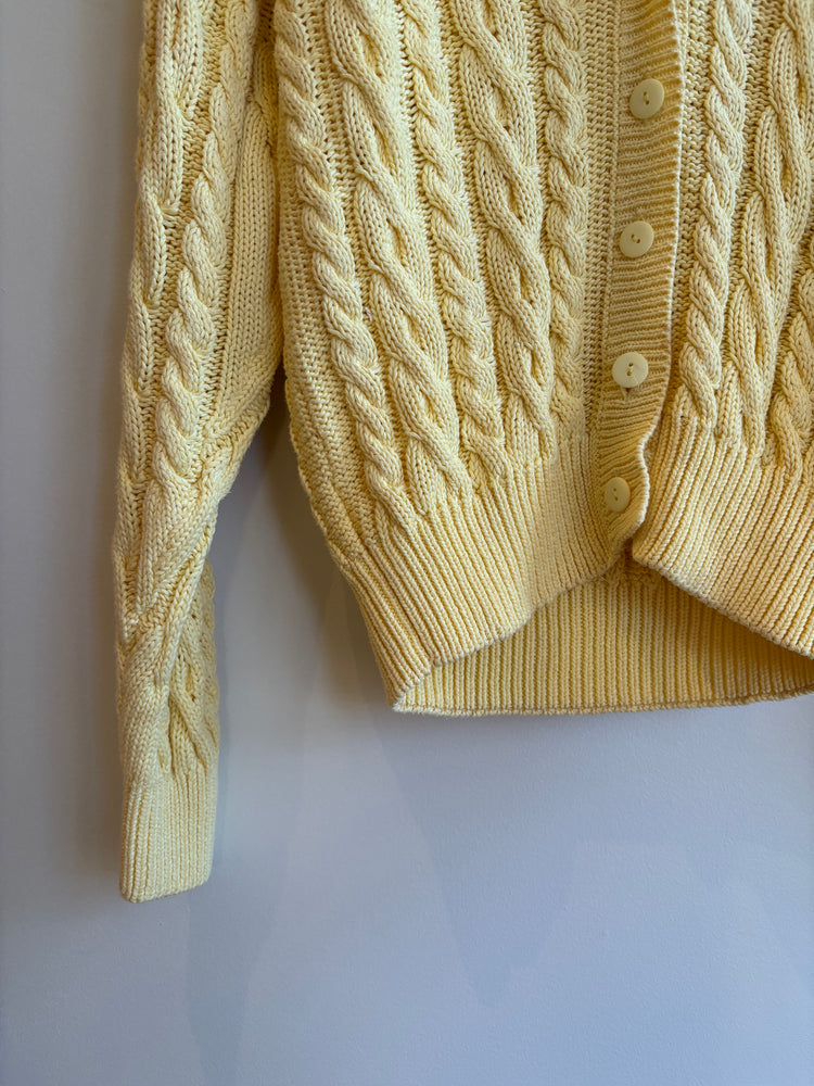 Nordstrom POV Yellow Cardigan