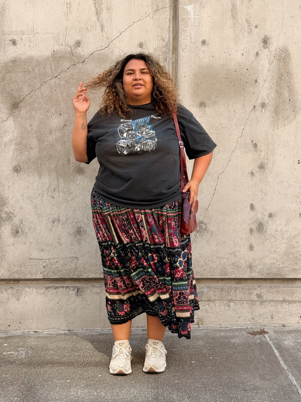 Crinkle Gauze Skirt