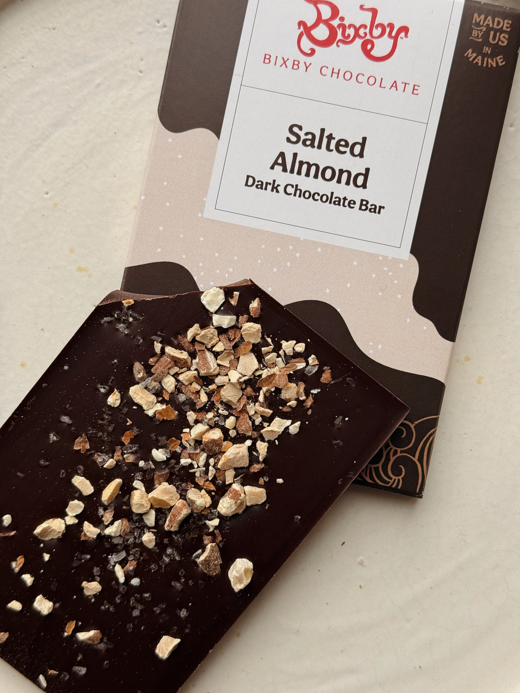 Dark Chocolate Salted Almond Bar