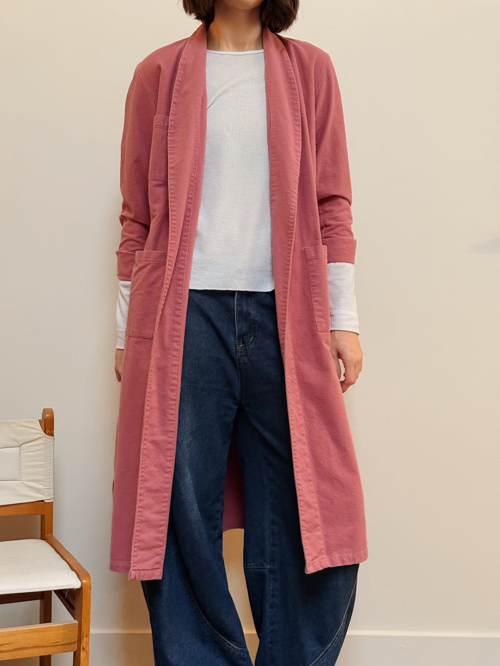 LL Bean Flannel Robe