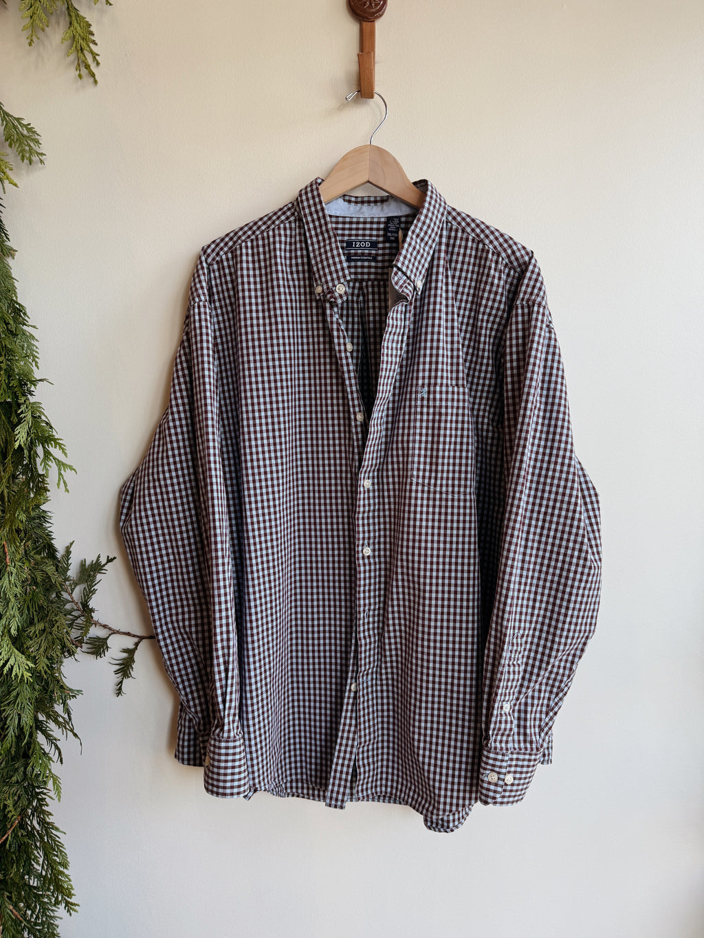 Izod Gingham Buttondown
